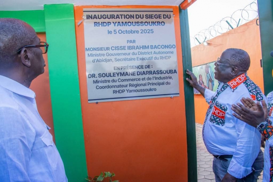 Côte d'Ivoire: le RHDP inaugure un siège flambant neuf et ultra moderne à Yamoussoukro