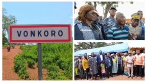 Côte d’Ivoire : le président ivoirien offre des vivres et 10 millions de FCFA aux déplacés ghanéens dans le Bounkani
