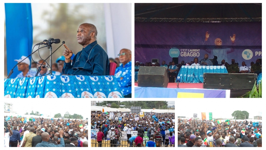 Côte d&#039;Ivoire/En meeting à Yopougon-Laurent Gbagbo: &quot; (…) Il n&#039;y aura pas de quatrième mandat…Et si c’est pour ça qu’ils ont bombardé ma résidence présidentielle…, ils peuvent recommencer ».