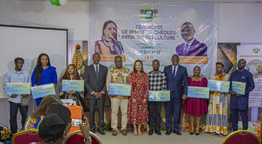 Côte d'Ivoire: des acteurs culturels bénéficient d'un appui financier de 144,5 millions de FCFA