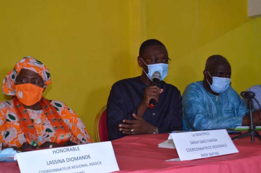 Election Présidentielle/ Bafing : Le Ministre Moussa Sanogo mobilise les militants du RHDP