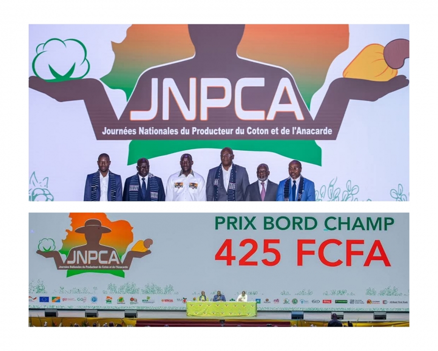Côte d'Ivoire-JNPCA 2025 : le Conseil du Coton et de l’Anacarde signe plusieurs accords pour le développement des deux filières