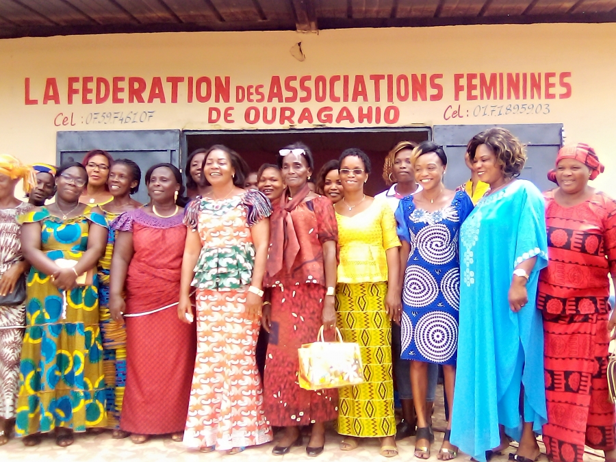 Gagnoa :  les femmes préparent un hommage au Rhdp