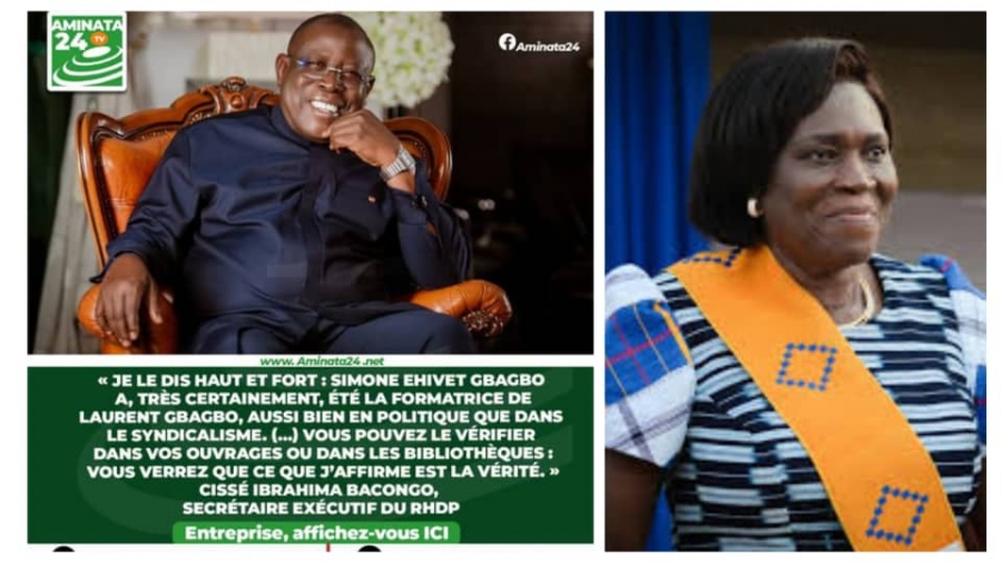 Côte d’Ivoire : Cissé Ibrahim Bacongo encense Simone Gbagbo