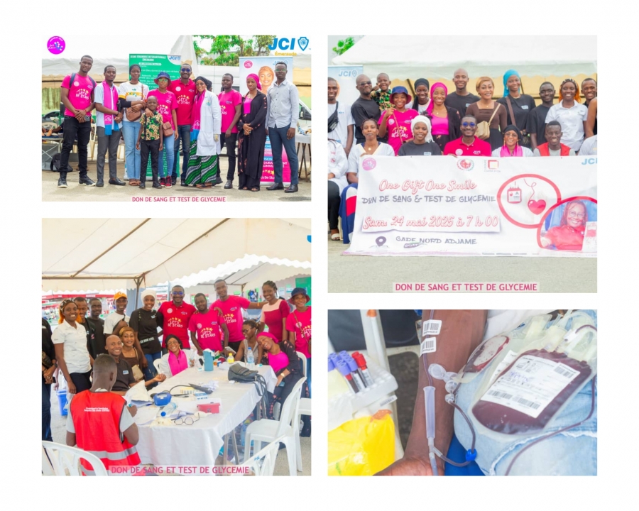 Côte d&#039;Ivoire : la JCI Émeraude. organise une opération don de sang à Abidjan