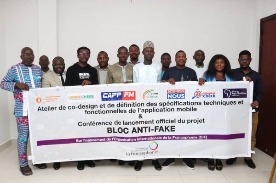 Côte d'Ivoire : BLOC Anti-Fake, une application de fact-checking pour contrer la désinformation en Afrique francophone