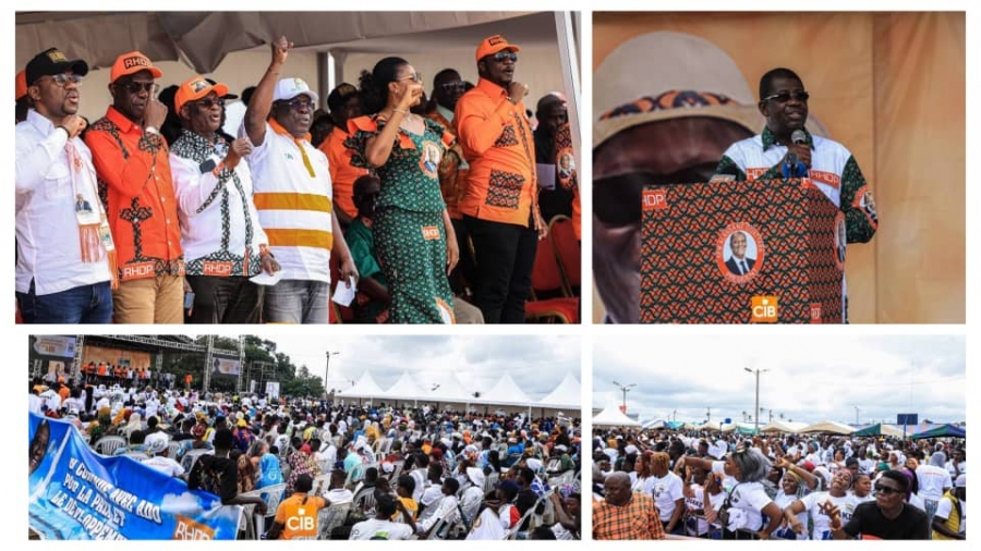 Côte d’Ivoire-Présidentielle 2025 : un grand élan de mobilisation pour le RHDP à Adiaké