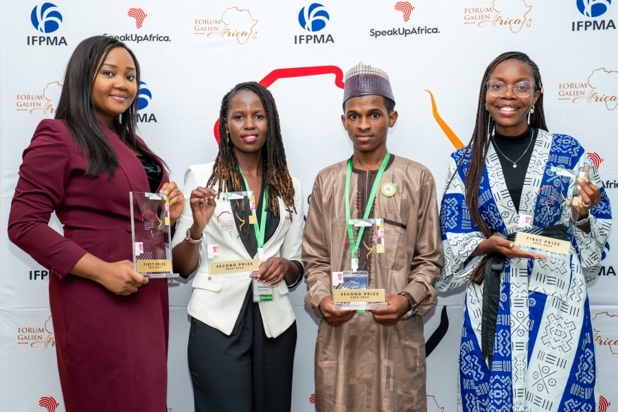 Quatre innovateurs reçoivent le Prix des Jeunes Innovateurs Africains pour la Santé