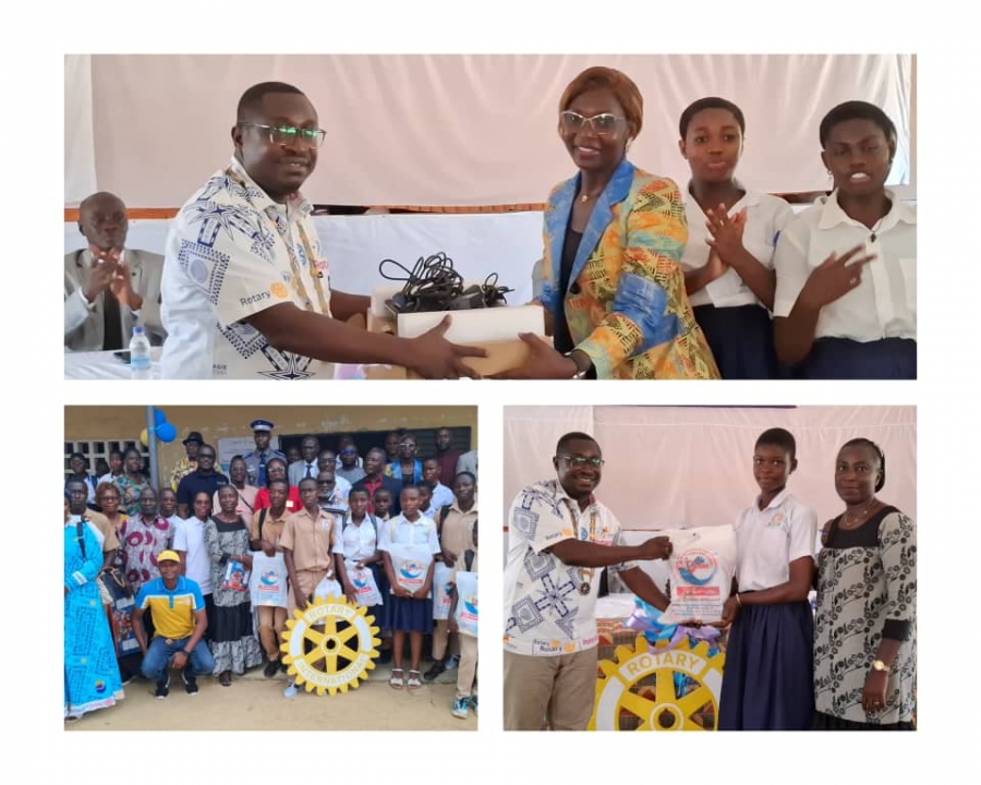 Côte d’Ivoire : le Rotary club Abidjan Excelsior lutte pour « Zéro Grossesse et Zéro Drogue » en milieu scolaire