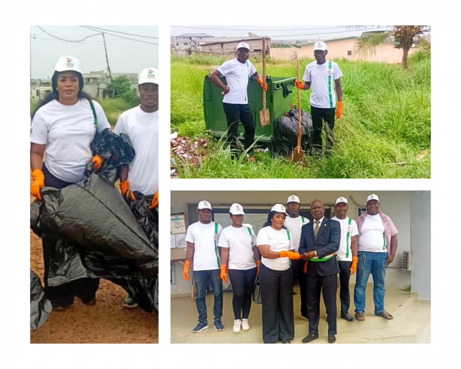 Côte d'Ivoire : les organisateurs du SISE 2025 mènent une action de salubrité à la mairie de Songon