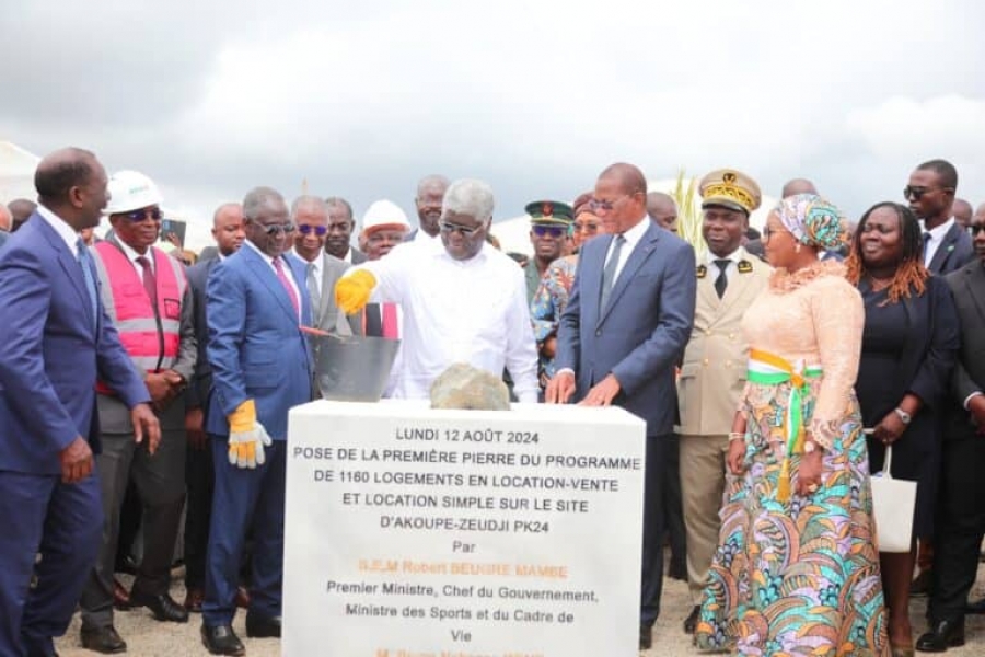 Côte d'Ivoire/Logement sociaux: 1 160 habitations vont sortir de terre à Akoupé